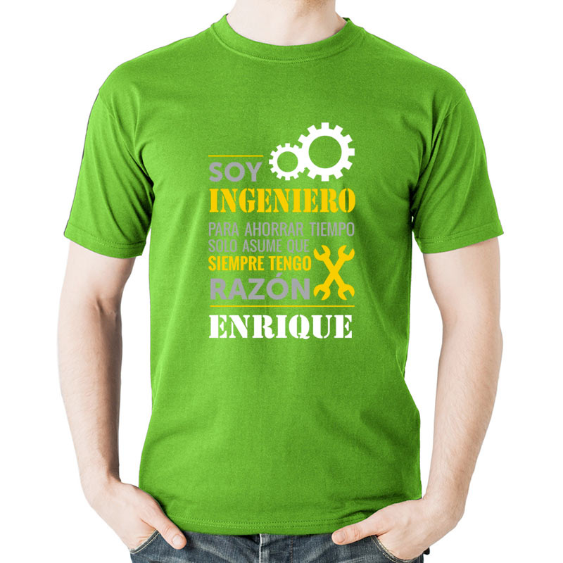 Regalos personalizados: Camisetas personalizadas: Camiseta personalizada 'Ingeniero'