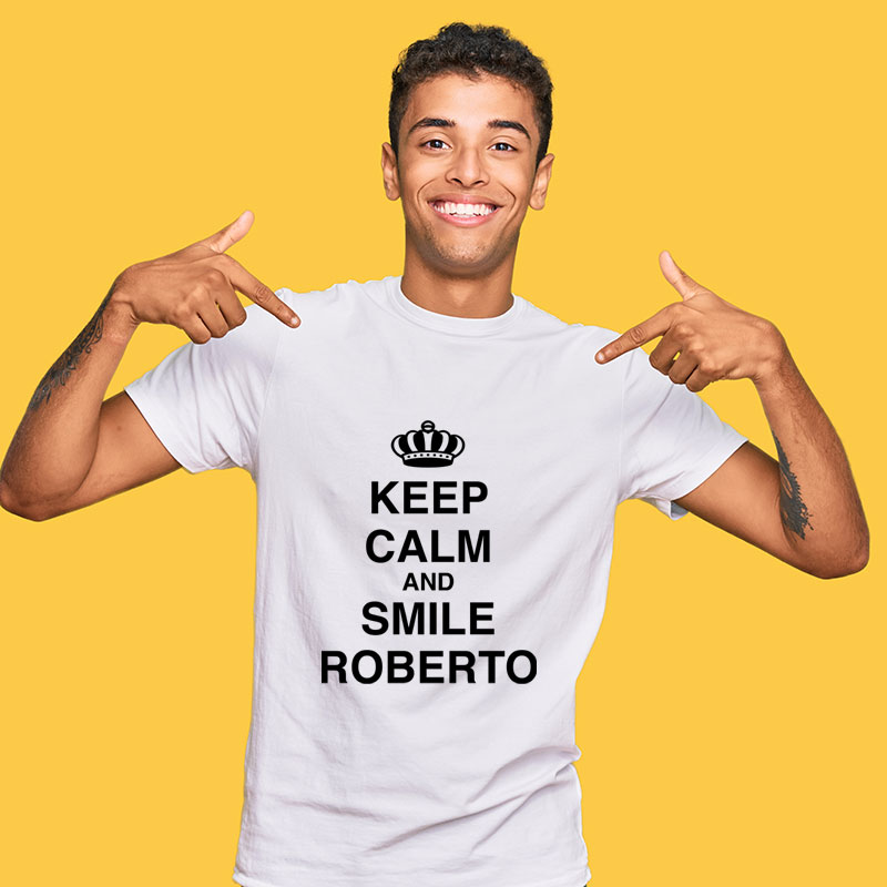 Regalos personalizados: Camisetas personalizadas: Camiseta personalizada Keep Calm