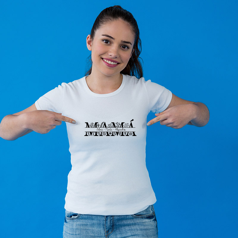 Regalos personalizados: Camisetas personalizadas: Camiseta personalizada 'Mamá'