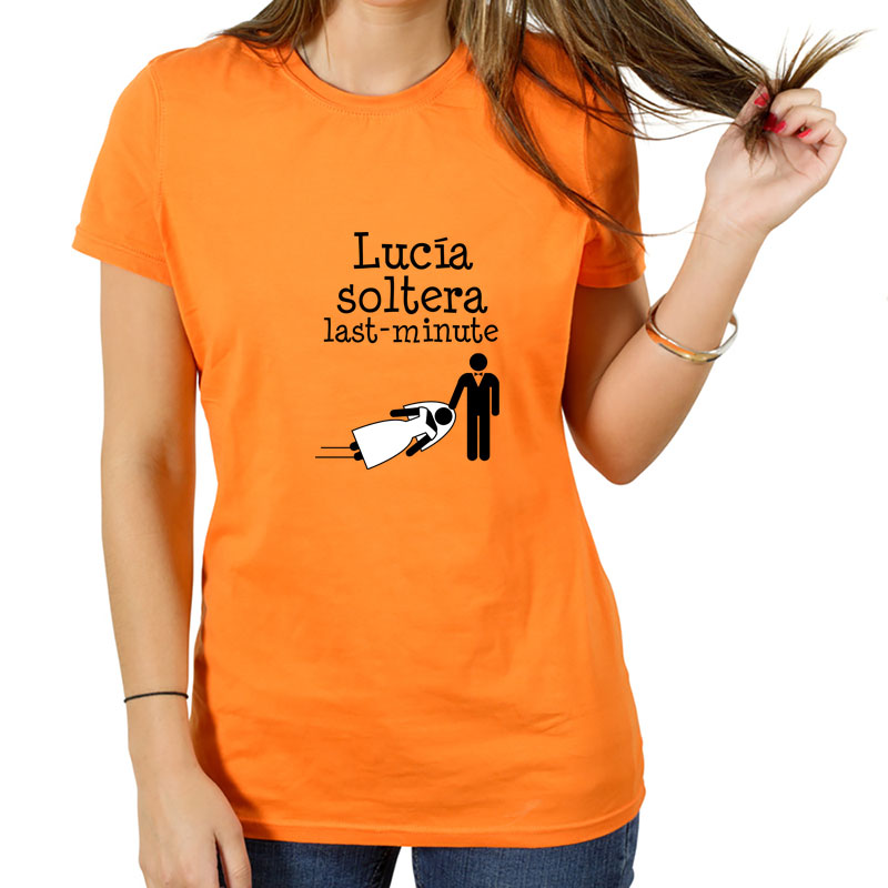 Regalos personalizados: Camisetas personalizadas: Camiseta soltera arrastras personalizada