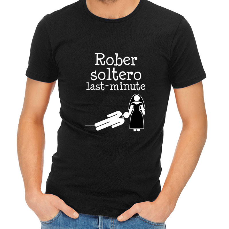 Regalos personalizados: Camisetas personalizadas: Camiseta soltero arrastras personalizada