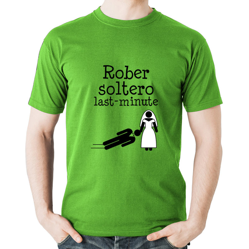 Regalos personalizados: Camisetas personalizadas: Camiseta soltero arrastras personalizada