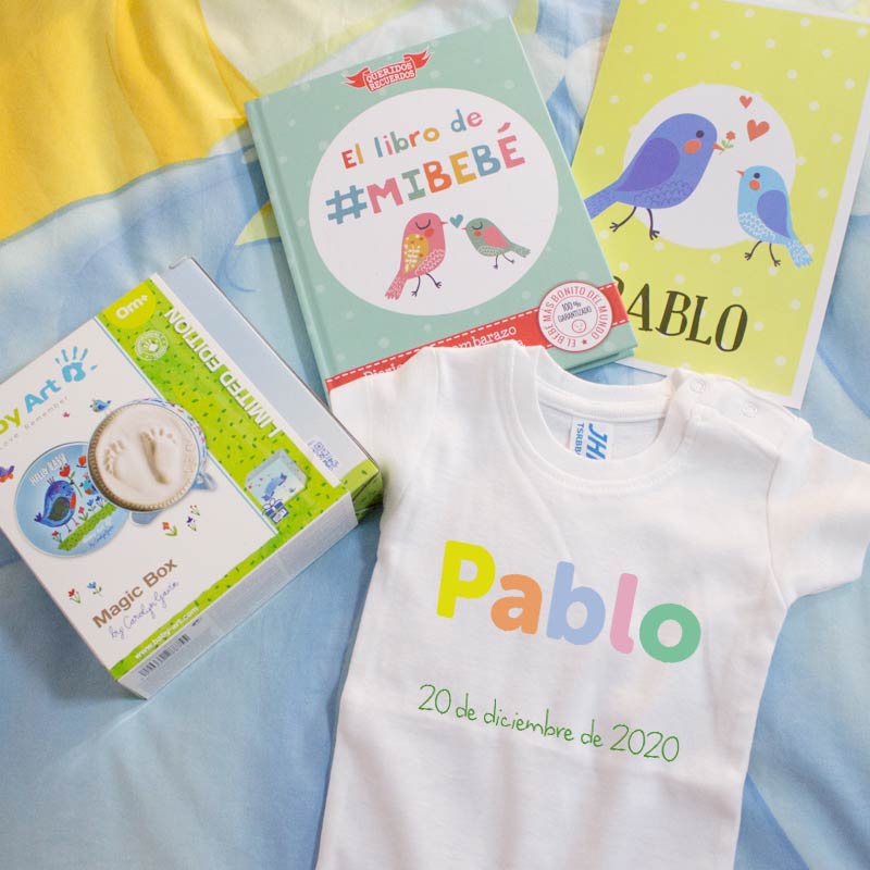 Regalos personalizados: Regalos con nombre: Canastilla personalizada para Nacimientos