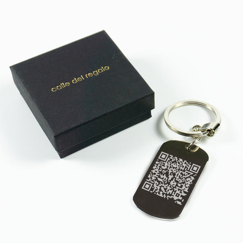 Regalos personalizados: Llaveros personalizados: Canción personalizada en llavero grabado
