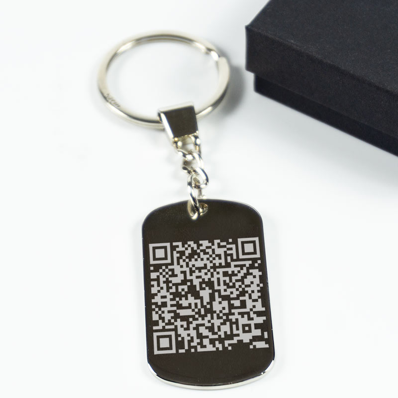 Regalos personalizados: Llaveros personalizados: Canción personalizada en llavero grabado