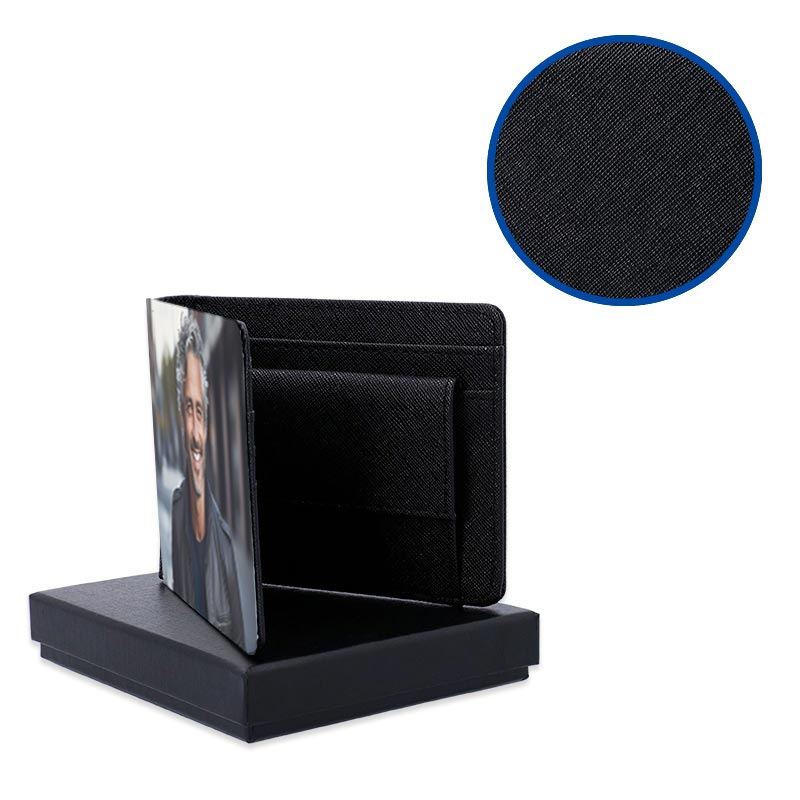 Regalos personalizados: Regalos con nombre: Cartera para caballero personalizada con foto