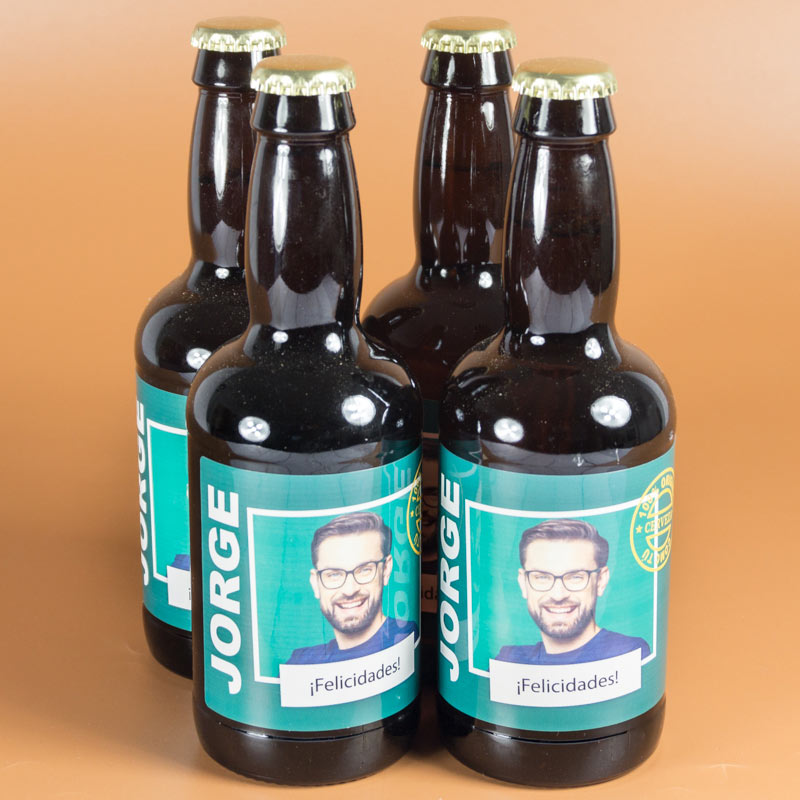 Regalos personalizados: Bebidas personalizadas: Cervezas personalizadas con foto