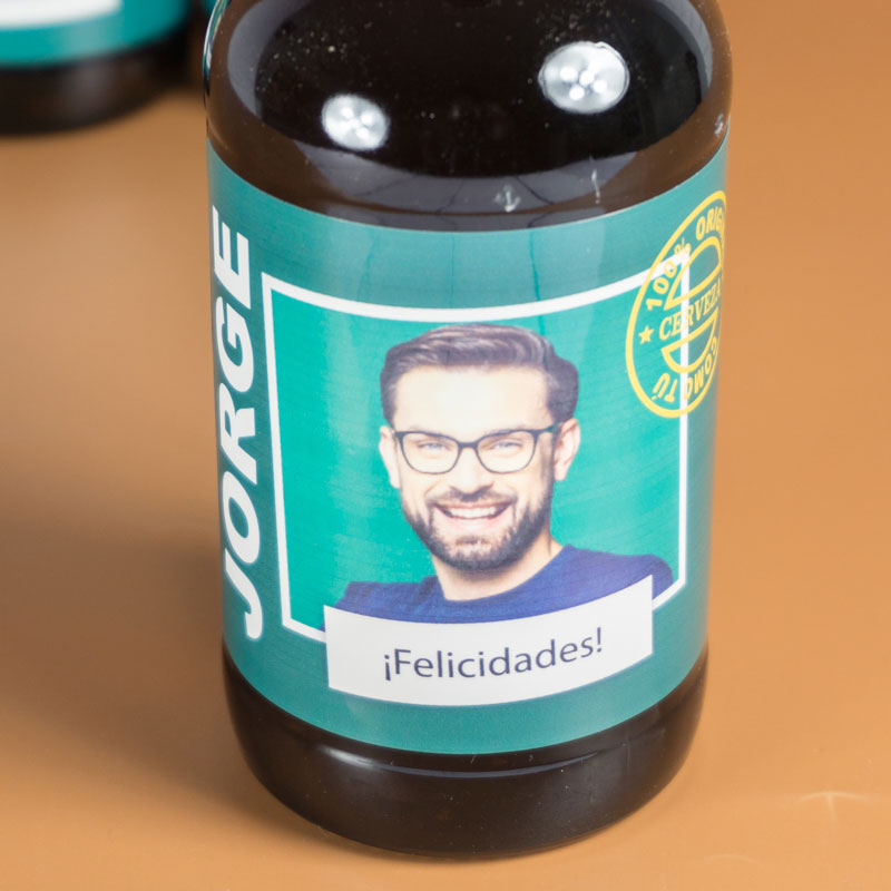 Regalos personalizados: Bebidas personalizadas: Cervezas personalizadas con foto