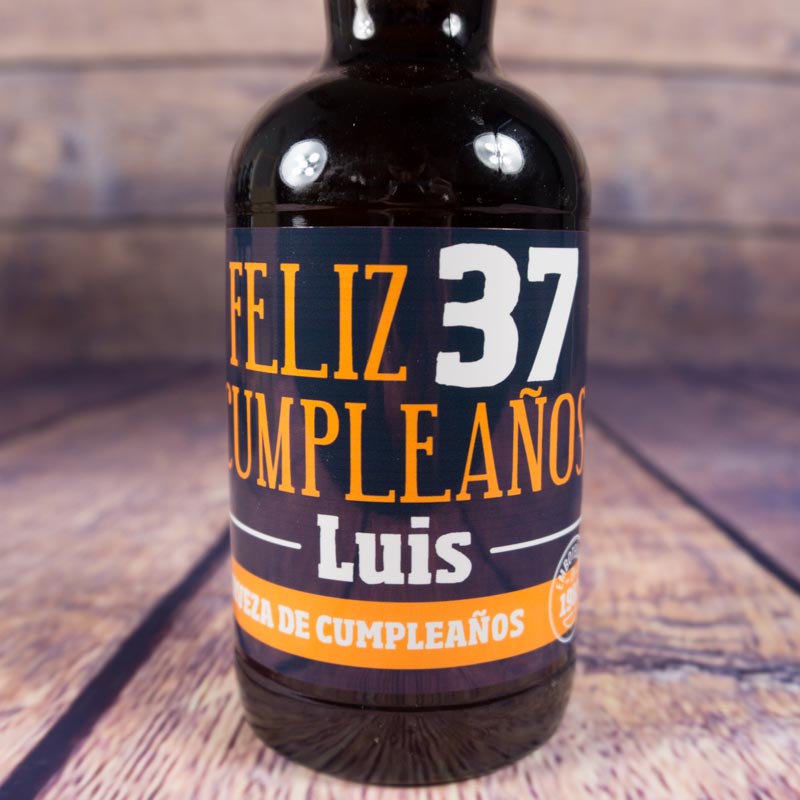 Regalos personalizados: Bebidas personalizadas: Cervezas personalizadas especial cumpleaños