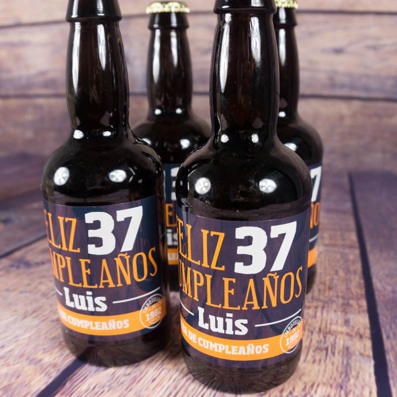 Regalos personalizados: Bebidas personalizadas: Cervezas personalizadas especial cumpleaños