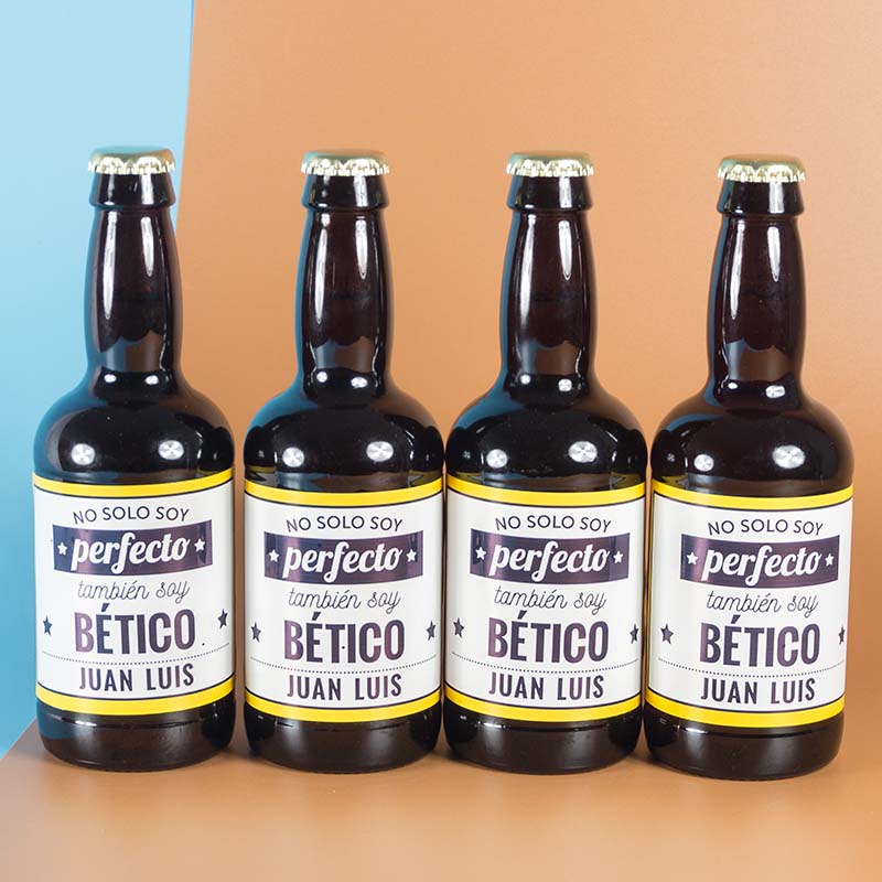 Regalos personalizados: Bebidas personalizadas: Cervezas personalizadas 'No solo soy perfecto'