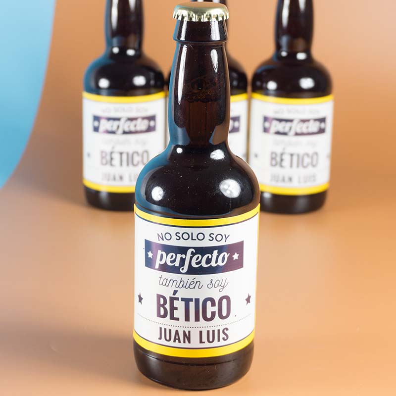 Regalos personalizados: Bebidas personalizadas: Cervezas personalizadas 'No solo soy perfecto'