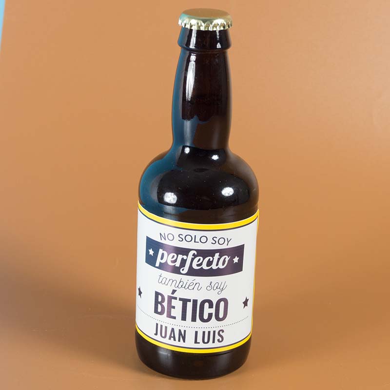 Regalos personalizados: Bebidas personalizadas: Cervezas personalizadas 'No solo soy perfecto'