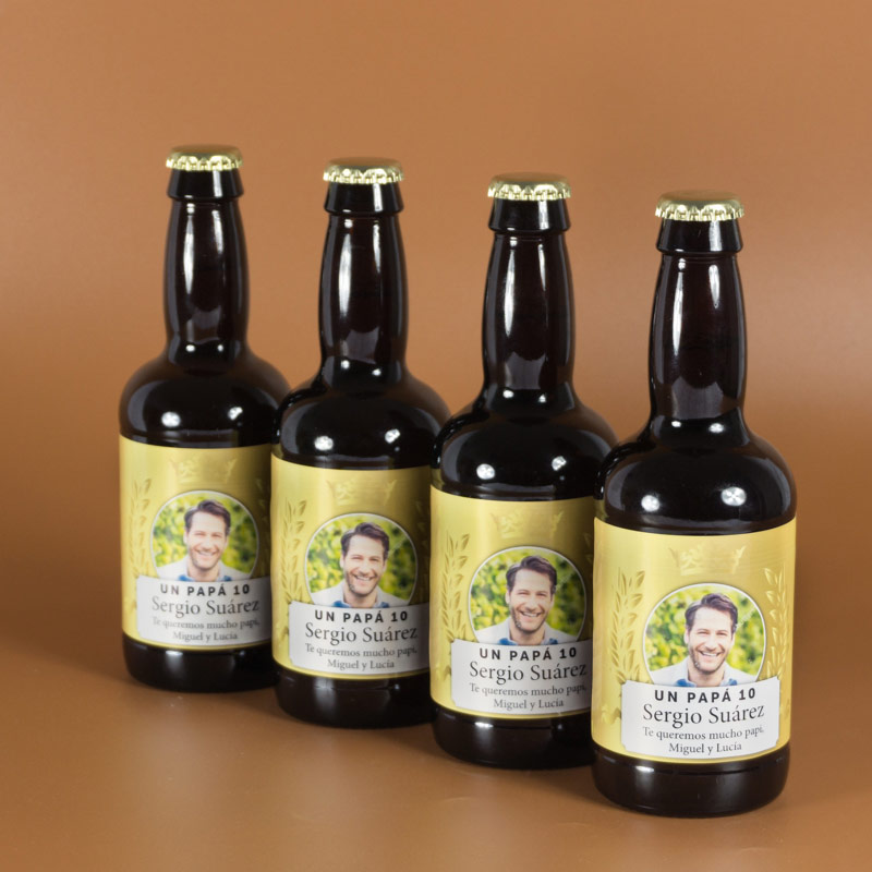 Regalos personalizados: Regalos con fotos: Cervezas personalizadas para el rey