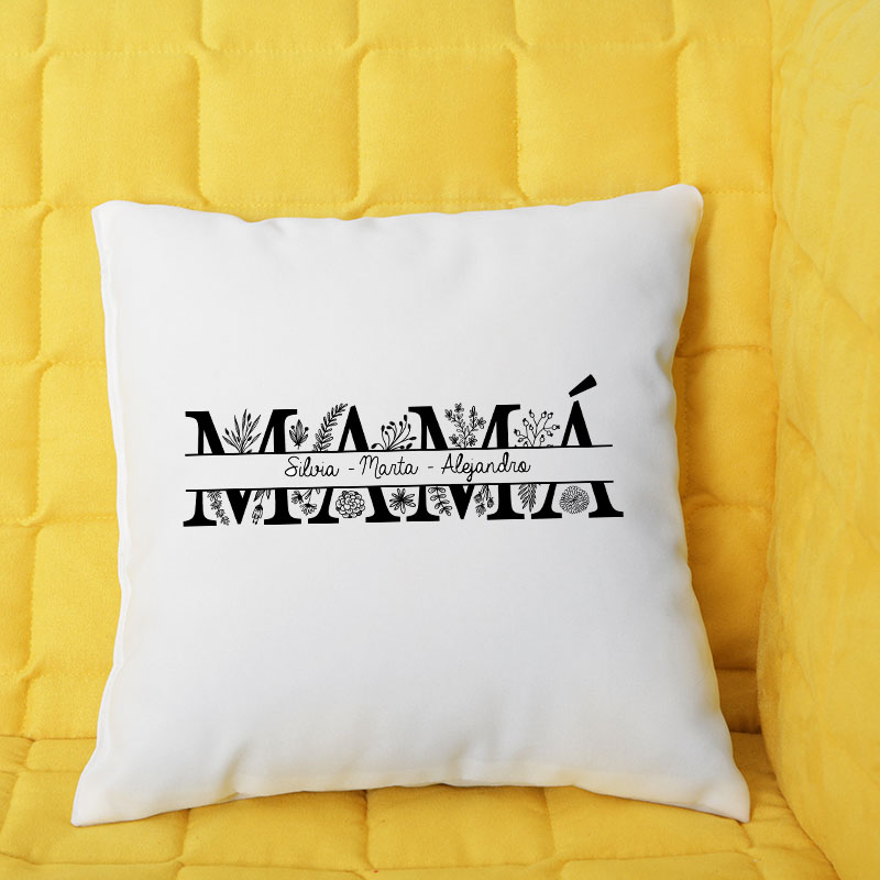 Regalos personalizados: Diseño y decoración: Cojín MAMÁ personalizado