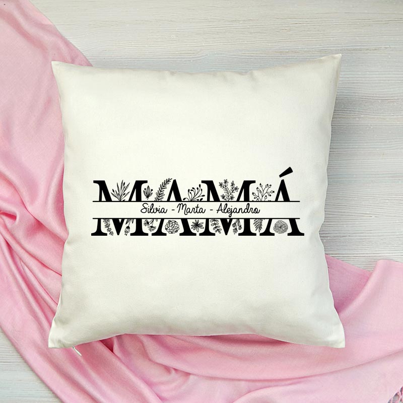 Regalos personalizados: Diseño y decoración: Cojín MAMÁ personalizado