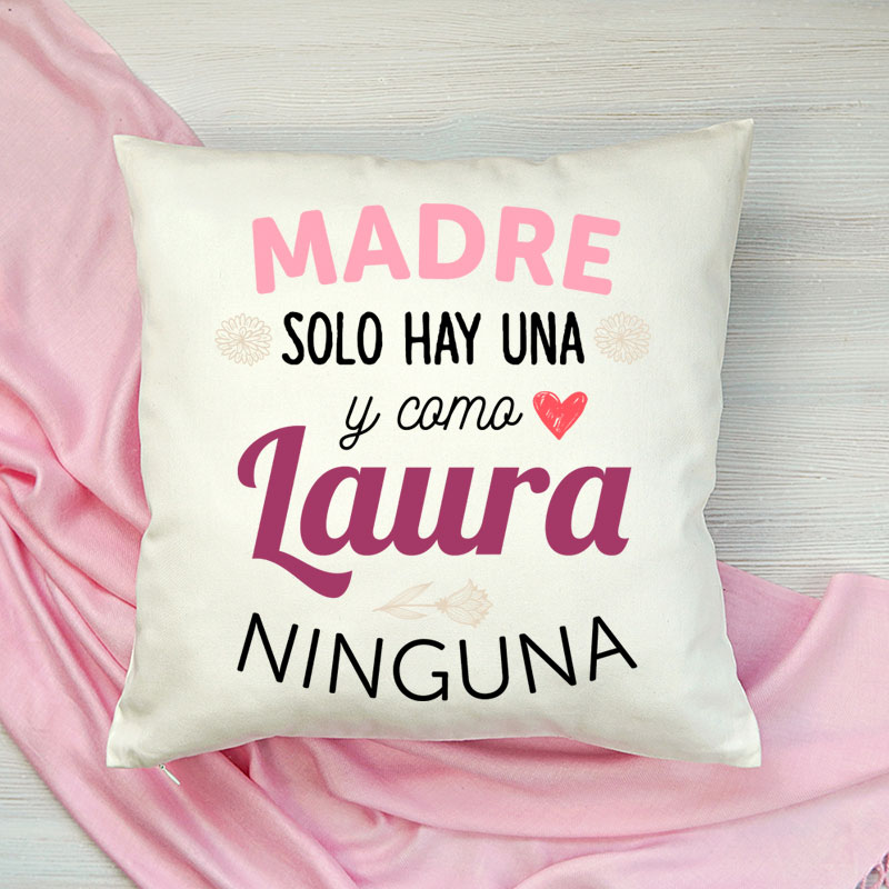 Regalos personalizados: Dise&ntilde;o y decoraci&oacute;n: Coj&iacute;n personalizado como mam&aacute; ninguna