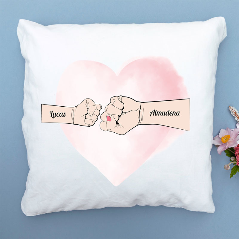 Regalos personalizados: Diseño y decoración: Cojín personalizado 'Equipo de mamá'