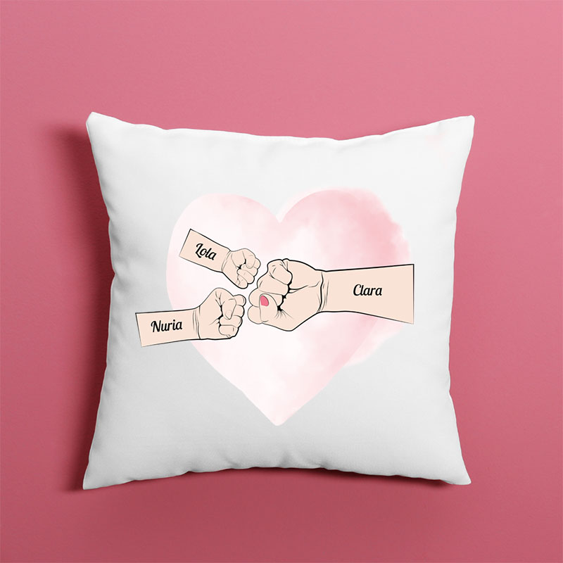 Regalos personalizados: Diseño y decoración: Cojín personalizado 'Equipo de mamá'