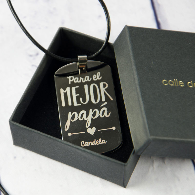 Colgante personalizado mejor Papá