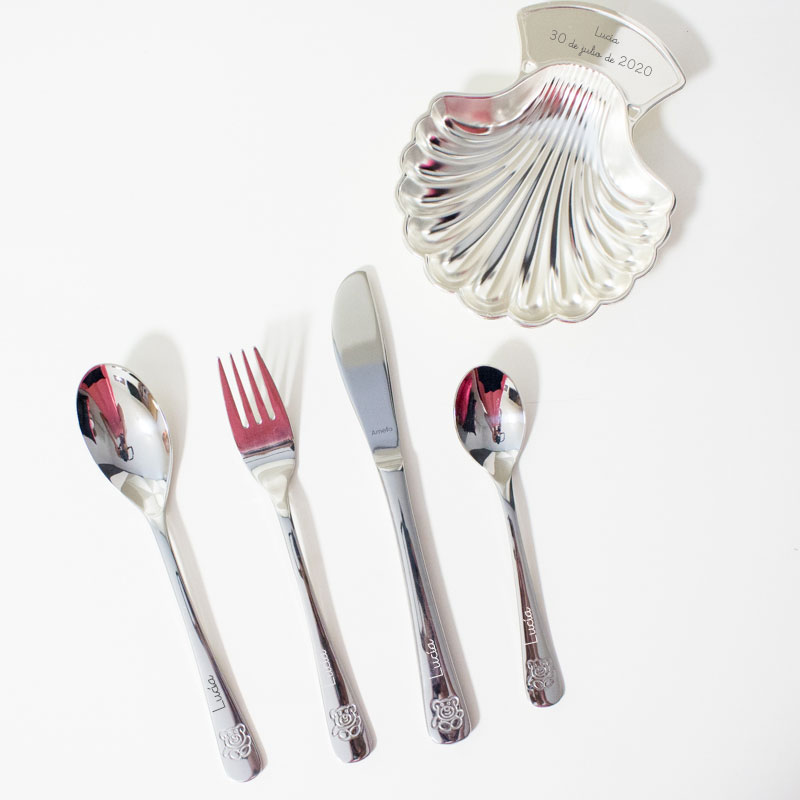 Regalos personalizados: Regalos con nombre: Conjunto bautismo personalizado