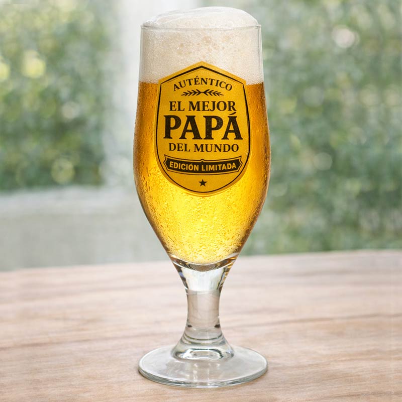Regalos personalizados: Bebidas personalizadas: Copa de cerveza -  Edici&oacute;n limitada PAP&Aacute;