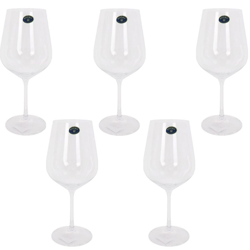 Regalos personalizados: Bebidas personalizadas: Copa de vino de cristal de Bohemia