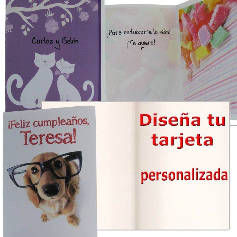 Regalos personalizados: Tarjetas personalizadas: Crea tu tarjeta personalizada