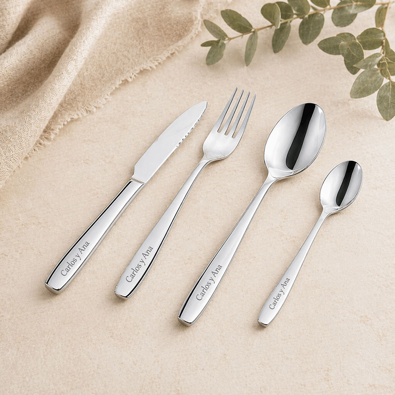 Regalos personalizados: Cubiertos personalizados: Cuberter&iacute;a personalizada