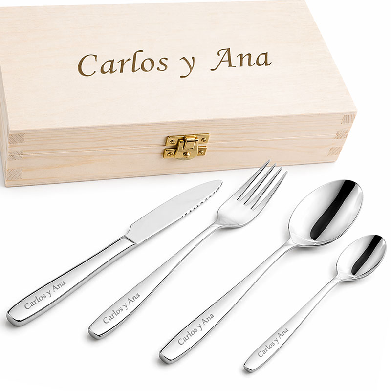 Regalos personalizados: Cubiertos personalizados: Cuberter&iacute;a personalizada