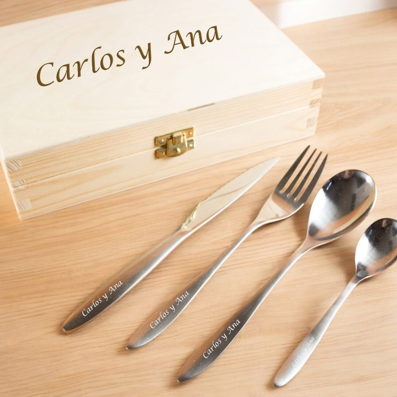 Regalos personalizados: Cubiertos personalizados: Cubertería personalizada