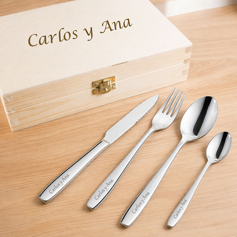 Regalos personalizados: Cubiertos personalizados: Cuberter&iacute;a personalizada