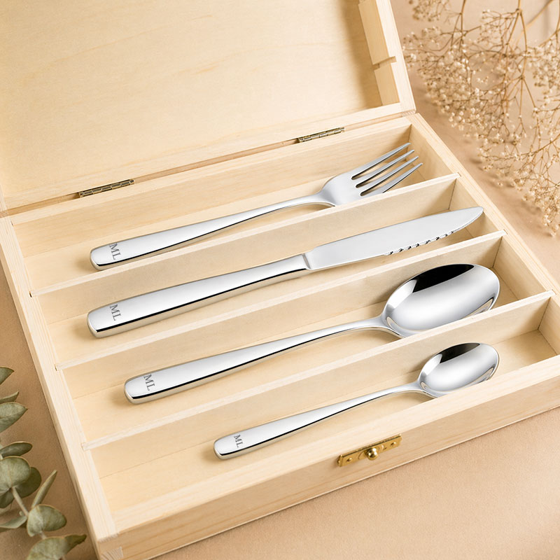 Regalos personalizados: Cubiertos personalizados: Cuberter&iacute;a personalizada con monograma