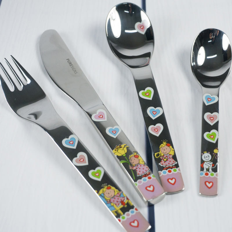 Regalos personalizados: Cubiertos personalizados: Cubiertos princesita personalizados