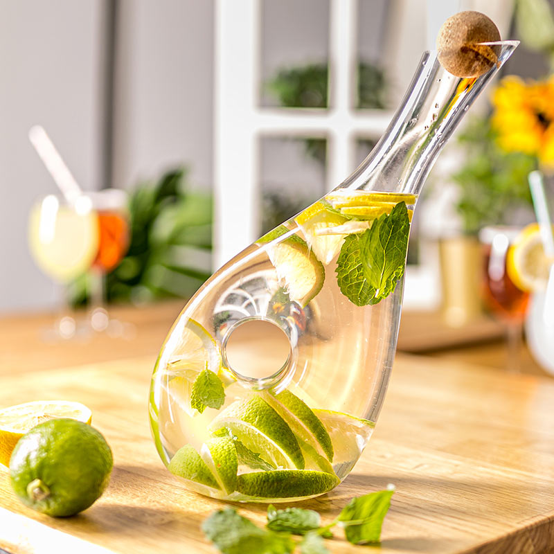 Regalos personalizados: Bebidas personalizadas: Decantador de vino o agua