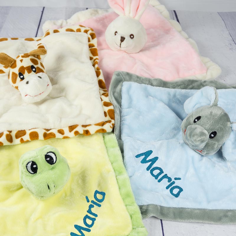 Regalos personalizados: Regalos con nombre: Doudou animales bordado