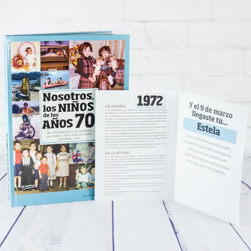 Regalos personalizados: Regalo 50 cumpleaños: libro con tarjeta: Regalo 50 cumpleaños: libro con tarjeta