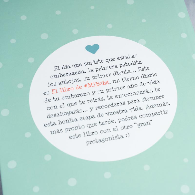 Regalos personalizados: Regalos con nombre: El libro de mi bebé con tarjeta personalizada