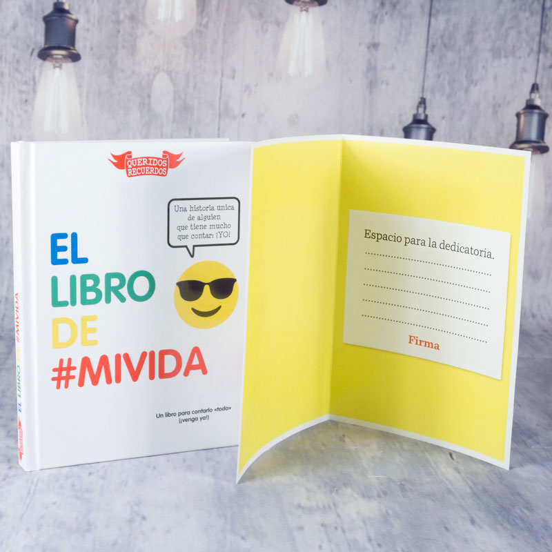 Regalos personalizados: Regalos con nombre: El libro de mi vida con tarjeta personalizada