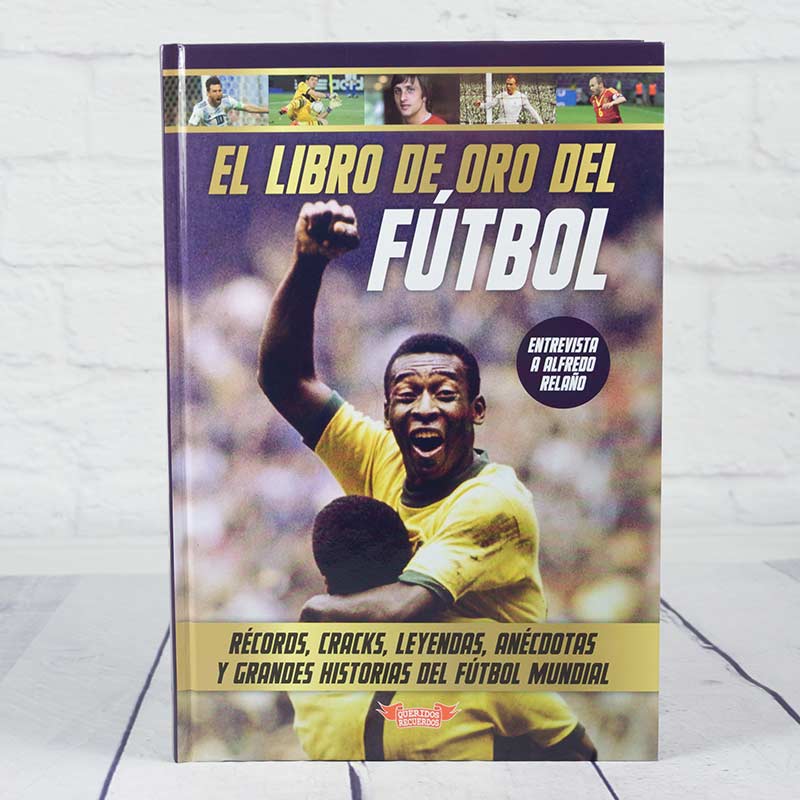 Regalos personalizados: Libros personalizados: El libro de oro del fútbol