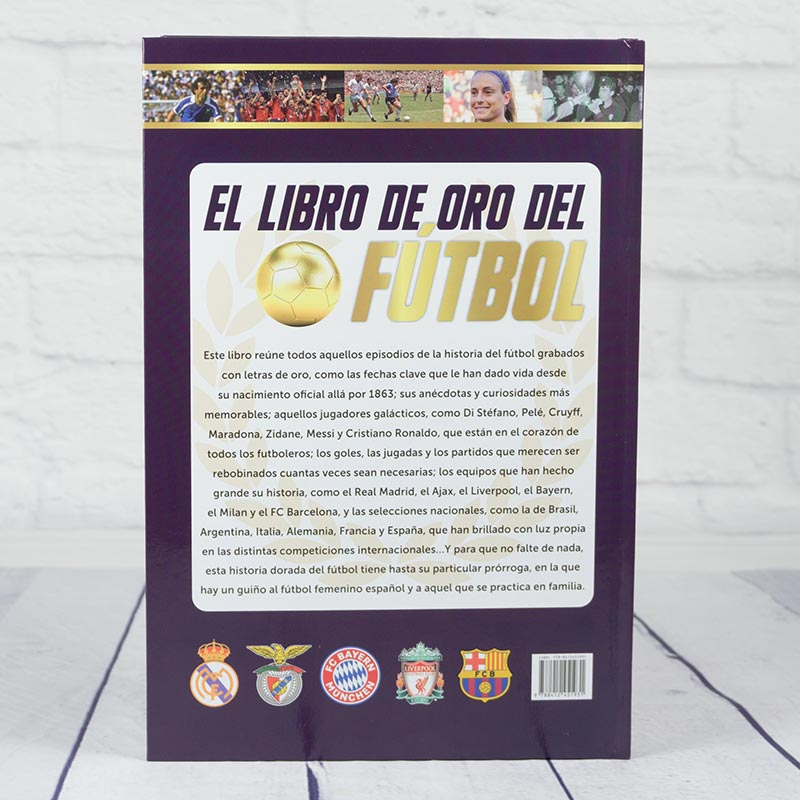 Regalos personalizados: Libros personalizados: El libro de oro del fútbol