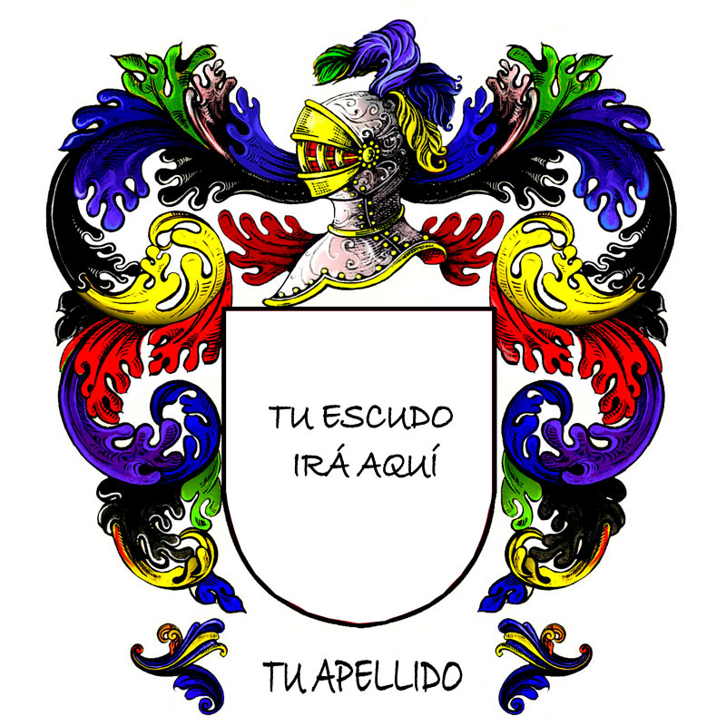 Regalos personalizados: Regalos con escudos: Escudo de tu apellido