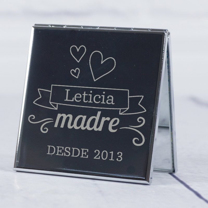 Regalos personalizados: Regalos con nombre: Espejo Mamá desde... grabado