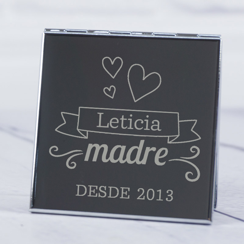 Regalos personalizados: Regalos con nombre: Espejo Mamá desde... grabado Regalos personalizados: Regalos con nombre: Espejo Mamá desde... grabado