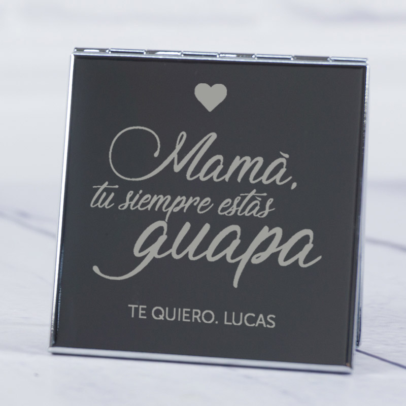 Regalos personalizados: Regalos con nombre: Espejo Mam&aacute; t&uacute; siempre... grabado