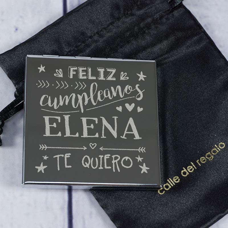 Regalos personalizados: Regalos con nombre: Espejo para cumpleaños personalizado