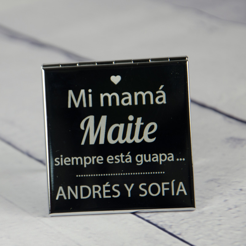 Regalos personalizados: Regalos con nombre: Espejo para mi mamá grabado