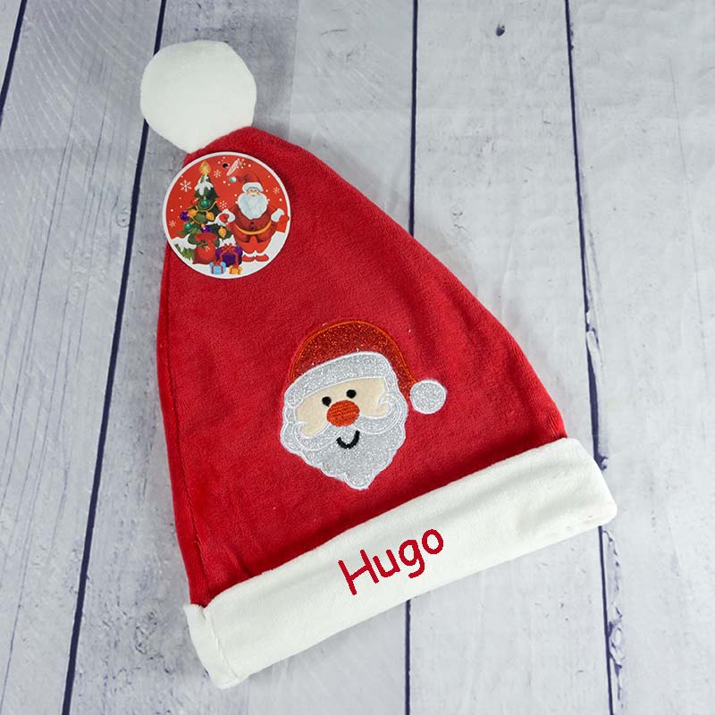 Regalos personalizados: Diseño y decoración: Gorro de Papá Noel para bebé bordado