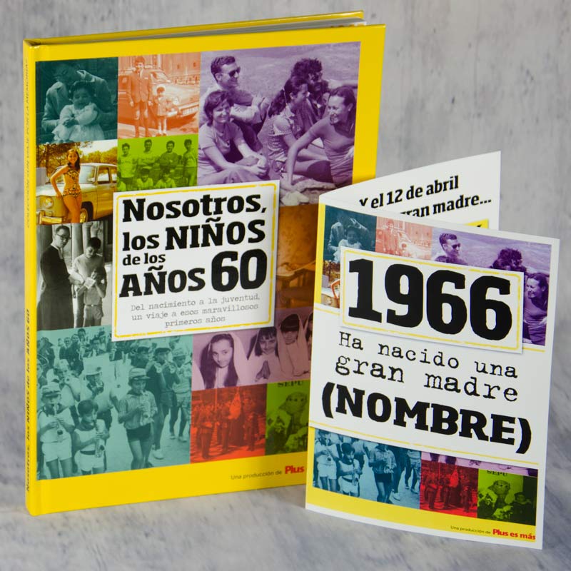 Regalos personalizados: Libro de nacimiento 1960 "Una gran madre": Libro de nacimiento 1960 "Una gran madre"