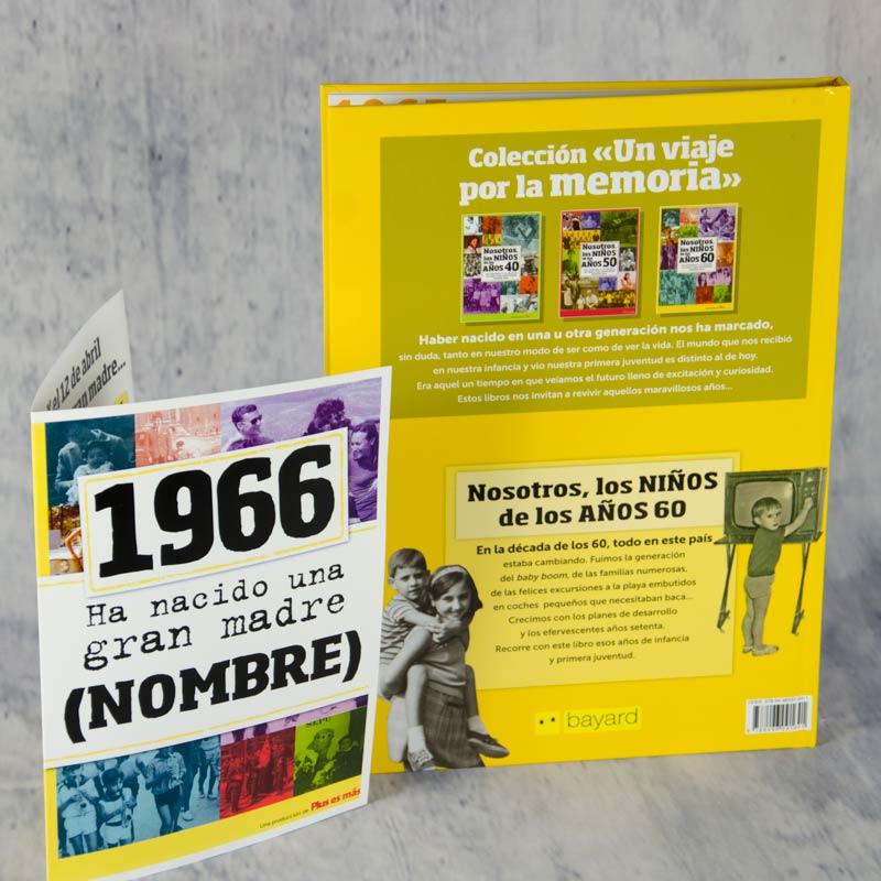 Regalos personalizados: Libro de nacimiento 1960 "Una gran madre": Libro de nacimiento 1960 "Una gran madre"